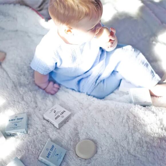 All Natural Cold Process Soap for Baby Set of 4 - Picture 4 of 10